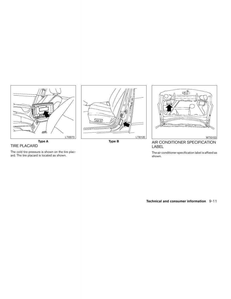 Nissan Maxima VI 6 A34 owners manual / page 285