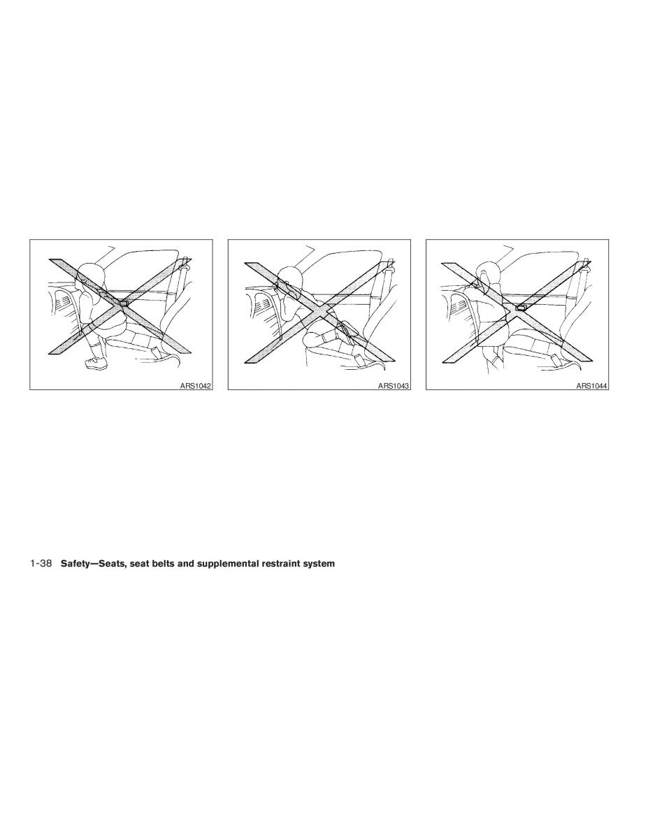 Nissan Maxima VI 6 A34 owners manual / page 54