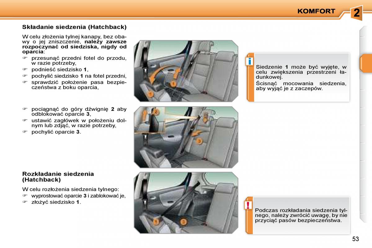 manual  Peugeot 207 instrukcja / page 55