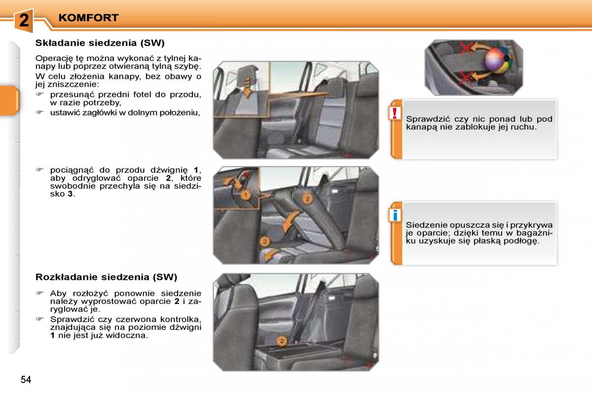 manual  Peugeot 207 instrukcja / page 57