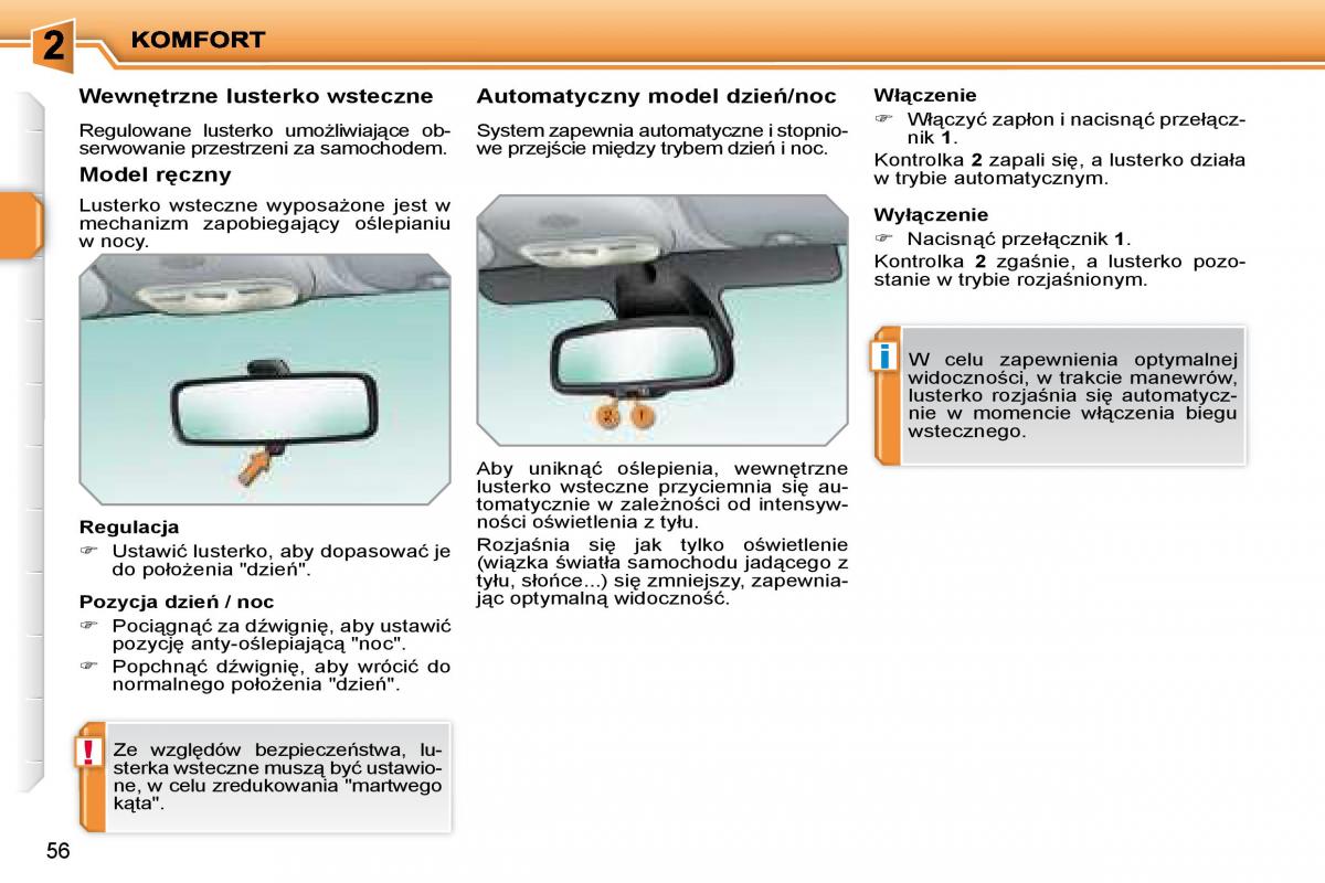manual  Peugeot 207 instrukcja / page 59