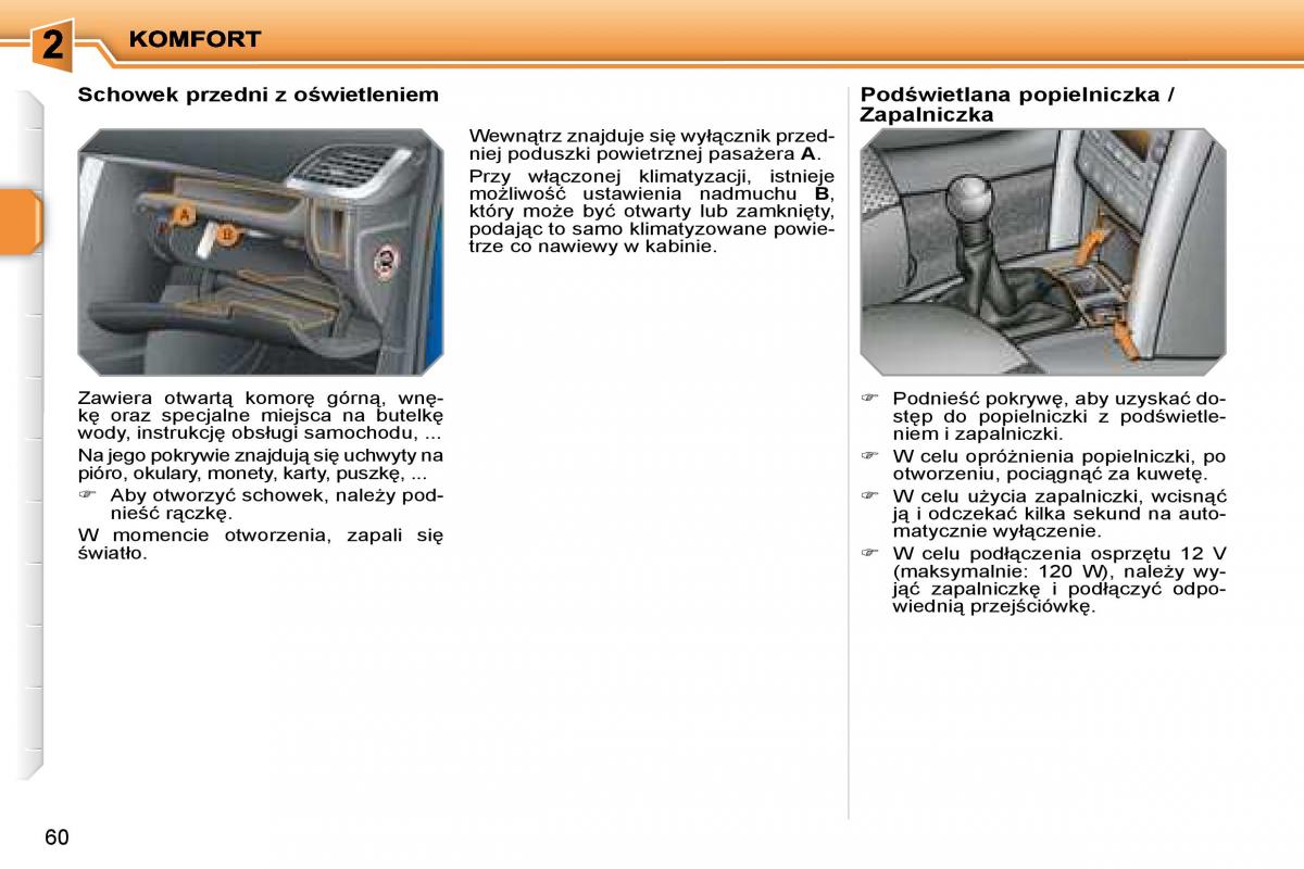 manual  Peugeot 207 instrukcja / page 63