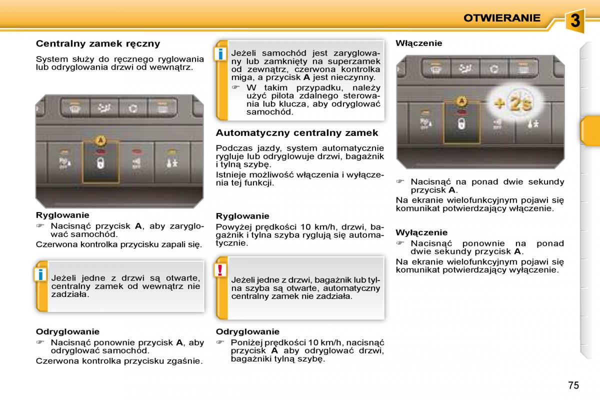 Peugeot 207 instrukcja obslugi / page 84