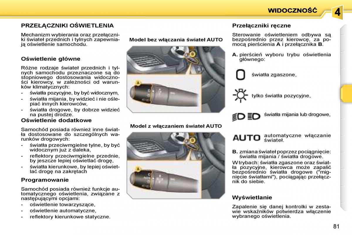 Peugeot 207 instrukcja obslugi / page 91