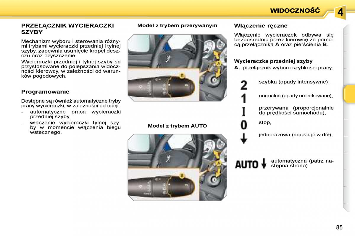 Peugeot 207 instrukcja obslugi / page 96