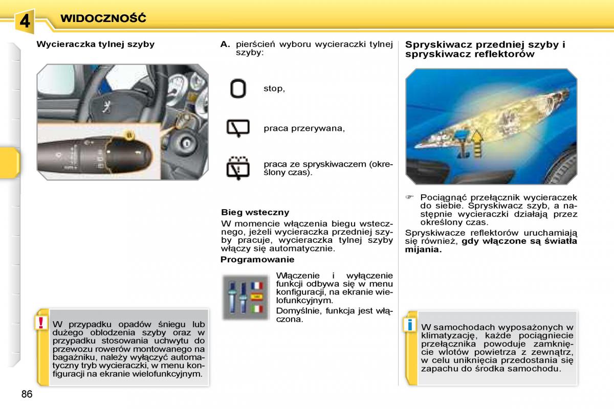 Peugeot 207 instrukcja obslugi / page 97