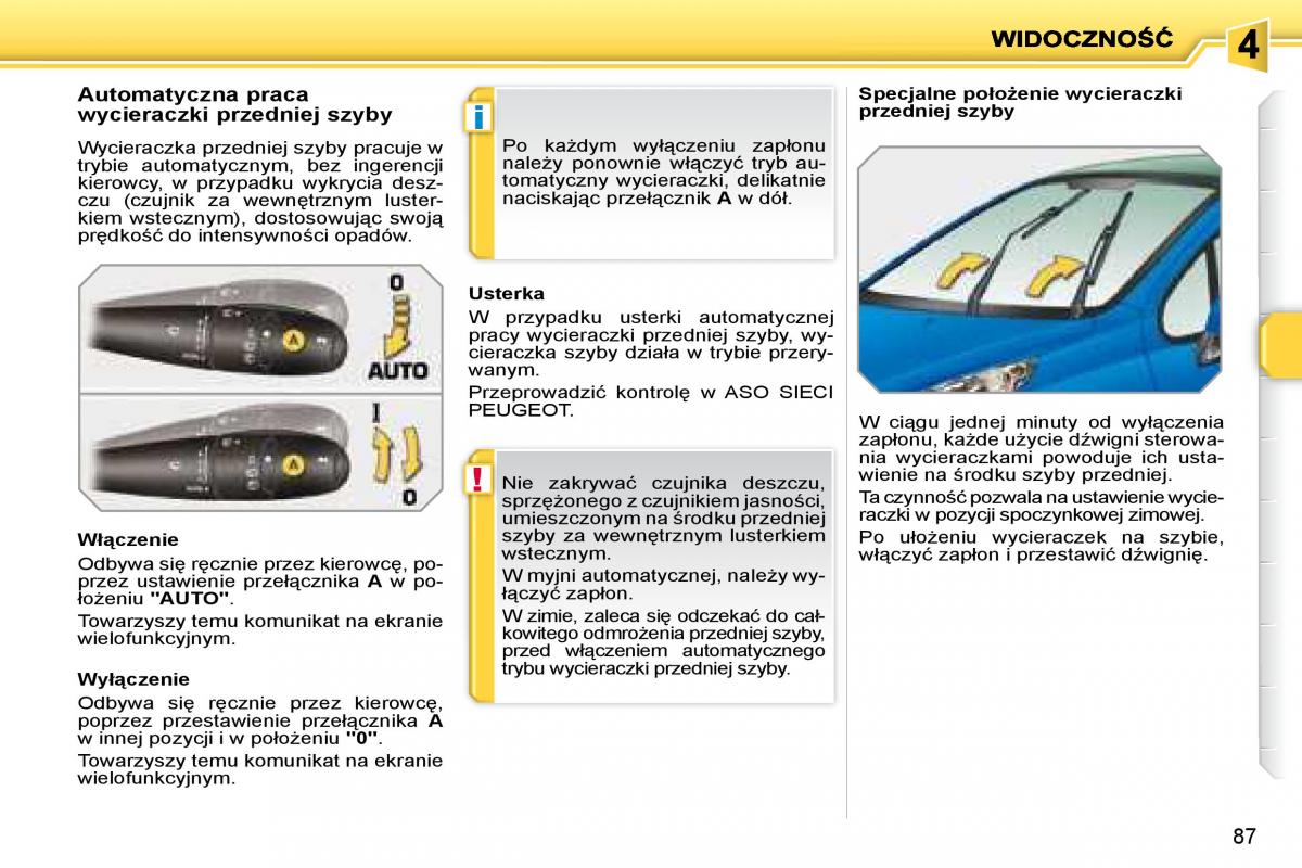 Peugeot 207 instrukcja obslugi / page 98