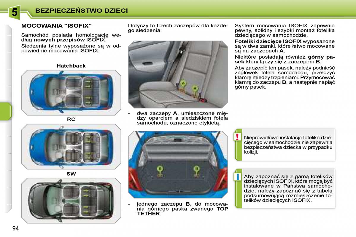 manual  Peugeot 207 instrukcja / page 106