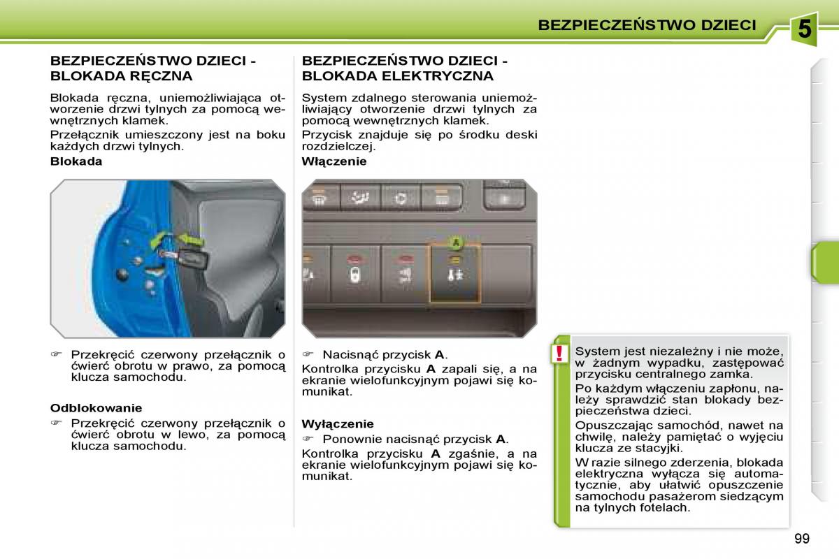 Peugeot 207 instrukcja obslugi / page 111