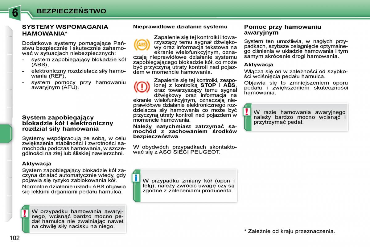 Peugeot 207 instrukcja obslugi / page 114