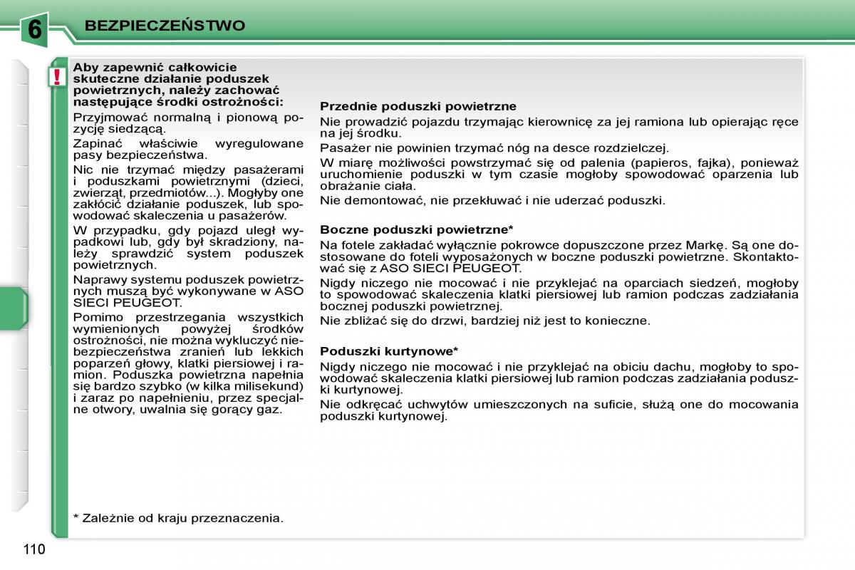 manual  Peugeot 207 instrukcja / page 122