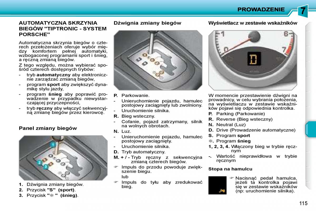 manual  Peugeot 207 instrukcja / page 127