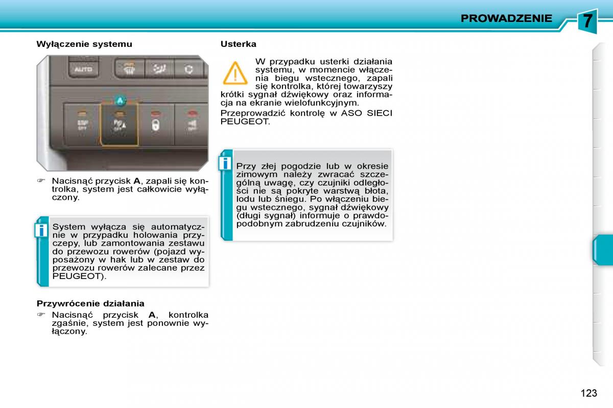 Peugeot 207 instrukcja obslugi / page 135