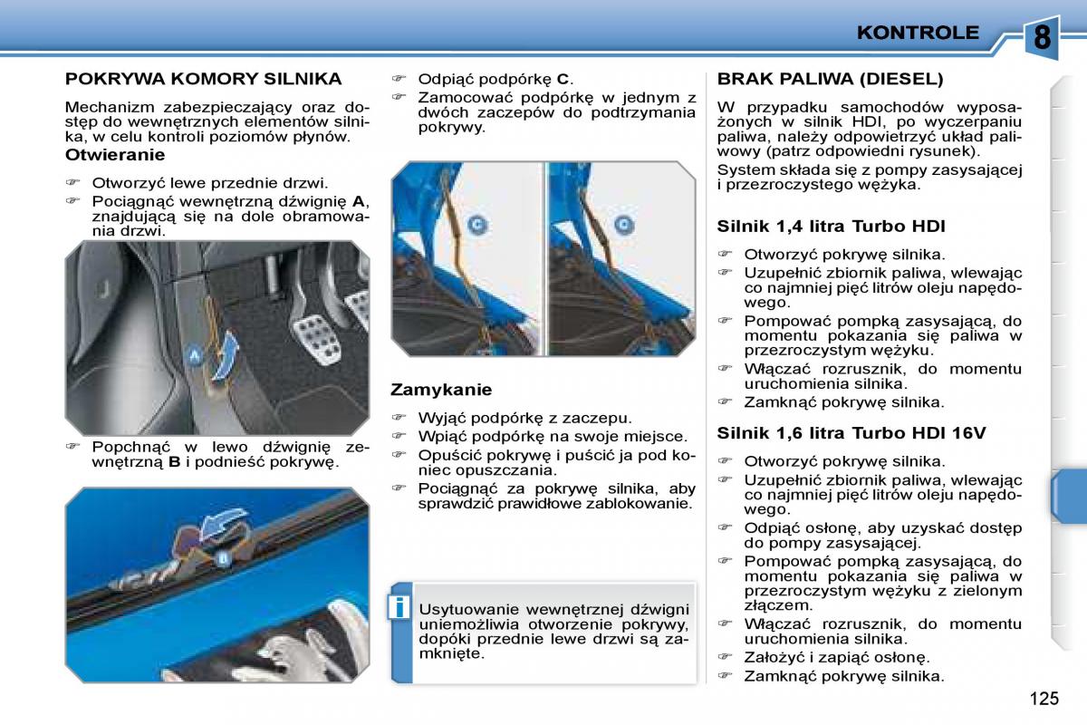 manual  Peugeot 207 instrukcja / page 136