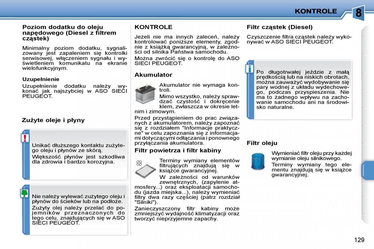 manual  Peugeot 207 instrukcja / page 140