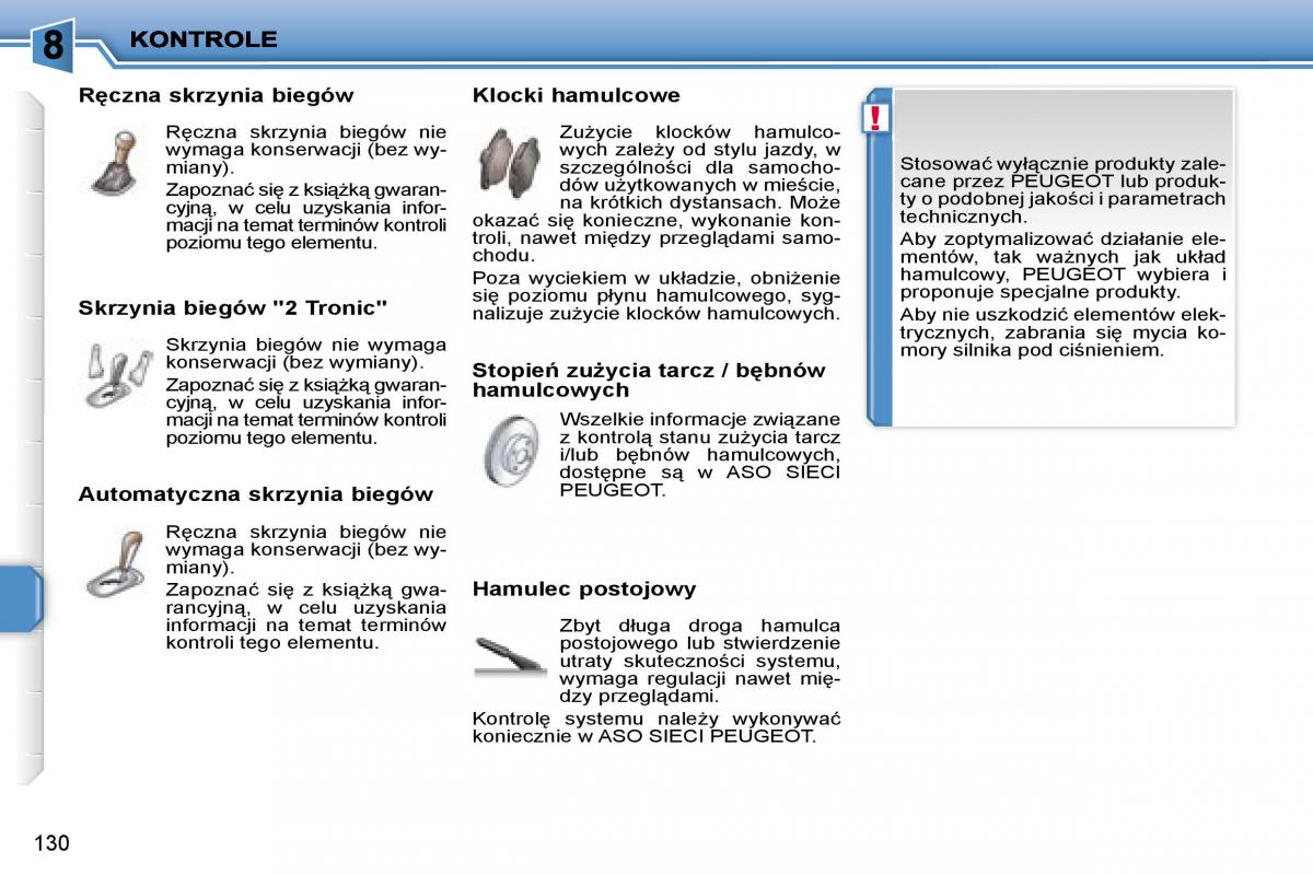 manual  Peugeot 207 instrukcja / page 142