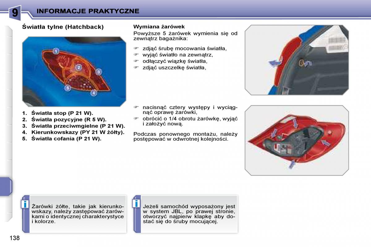 manual  Peugeot 207 instrukcja / page 150