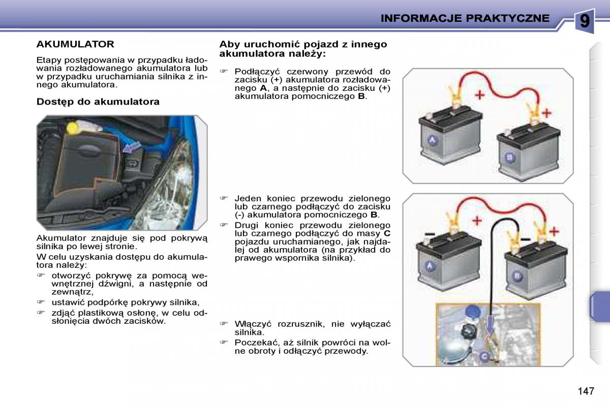 manual  Peugeot 207 instrukcja / page 159