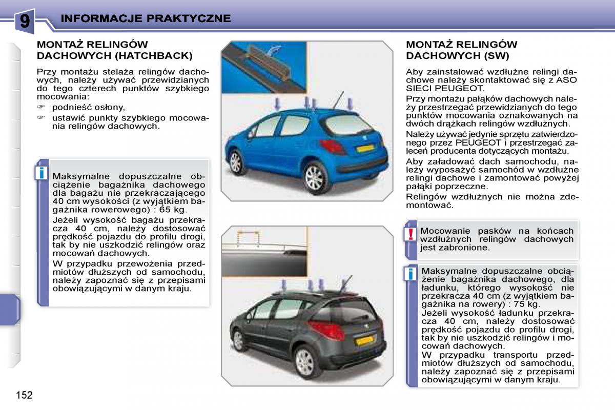 Peugeot 207 instrukcja obslugi / page 165