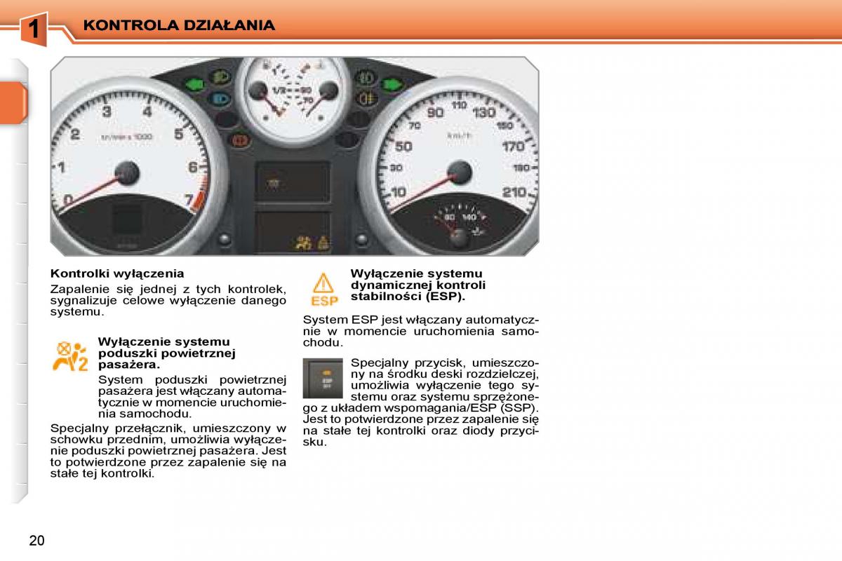 manual  Peugeot 207 instrukcja / page 17