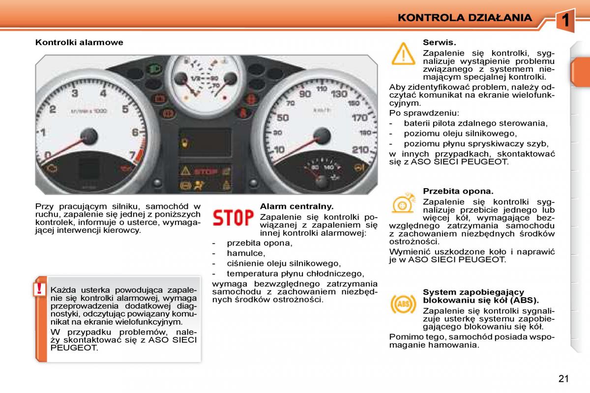 Peugeot 207 instrukcja obslugi / page 18