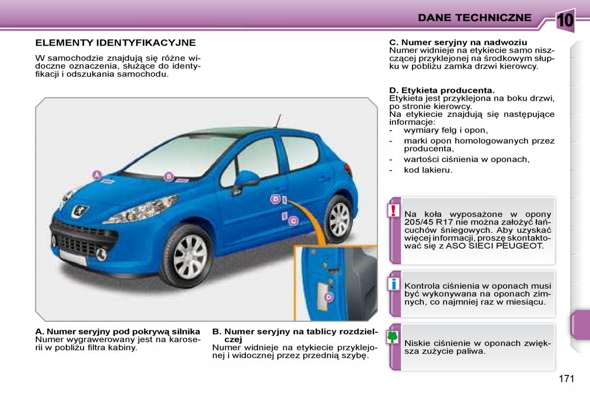 Peugeot 207 instrukcja obslugi / page 184