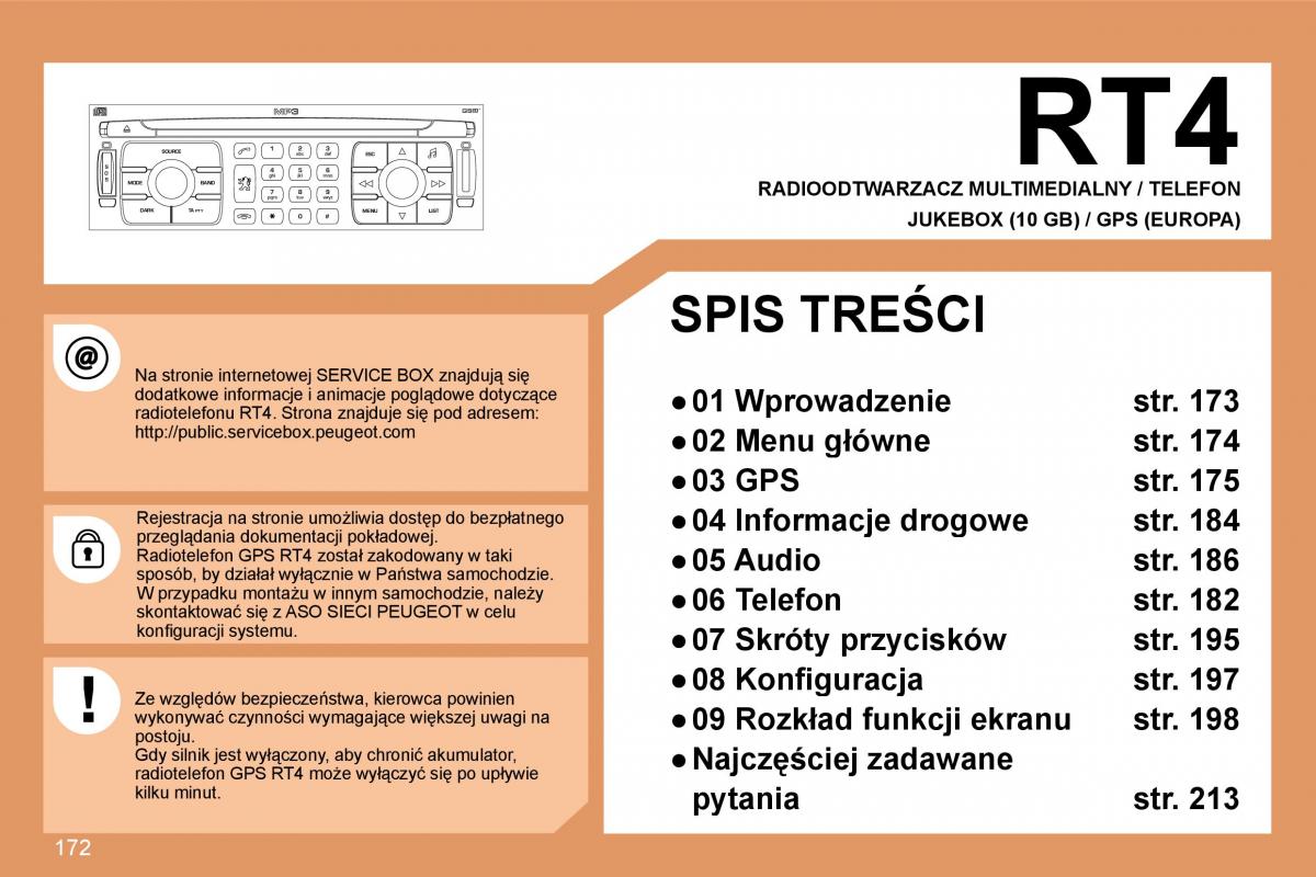 manual  Peugeot 207 instrukcja / page 185