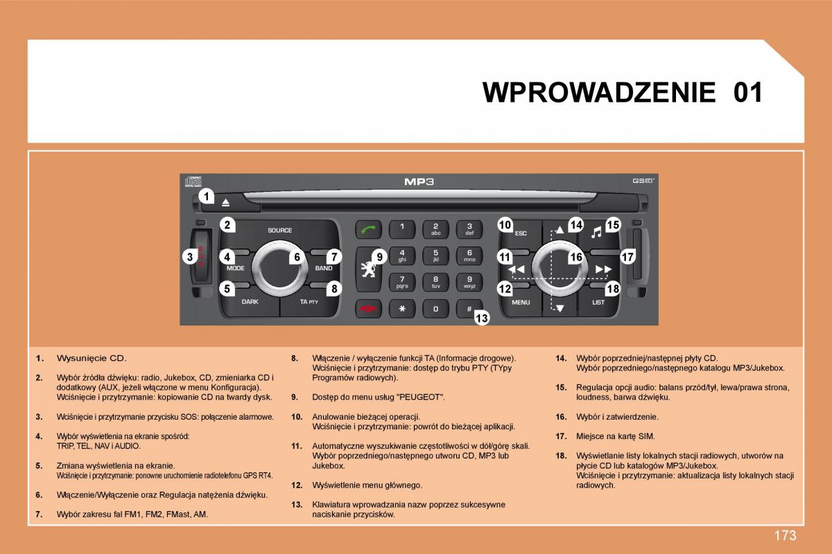 Peugeot 207 instrukcja obslugi / page 186