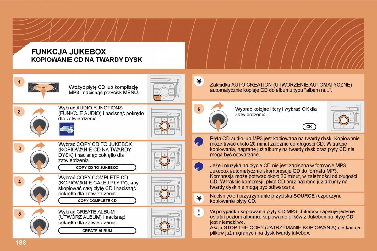 Peugeot 207 instrukcja obslugi / page 201