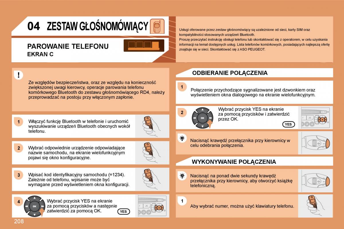 manual  Peugeot 207 instrukcja / page 224