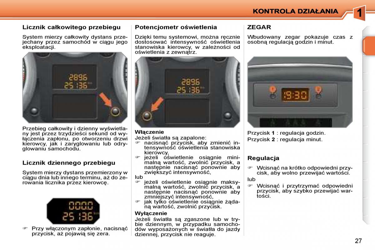 manual  Peugeot 207 instrukcja / page 24