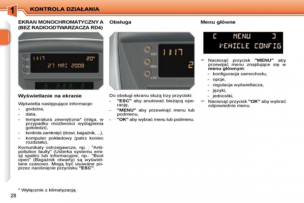 manual  Peugeot 207 instrukcja / page 25