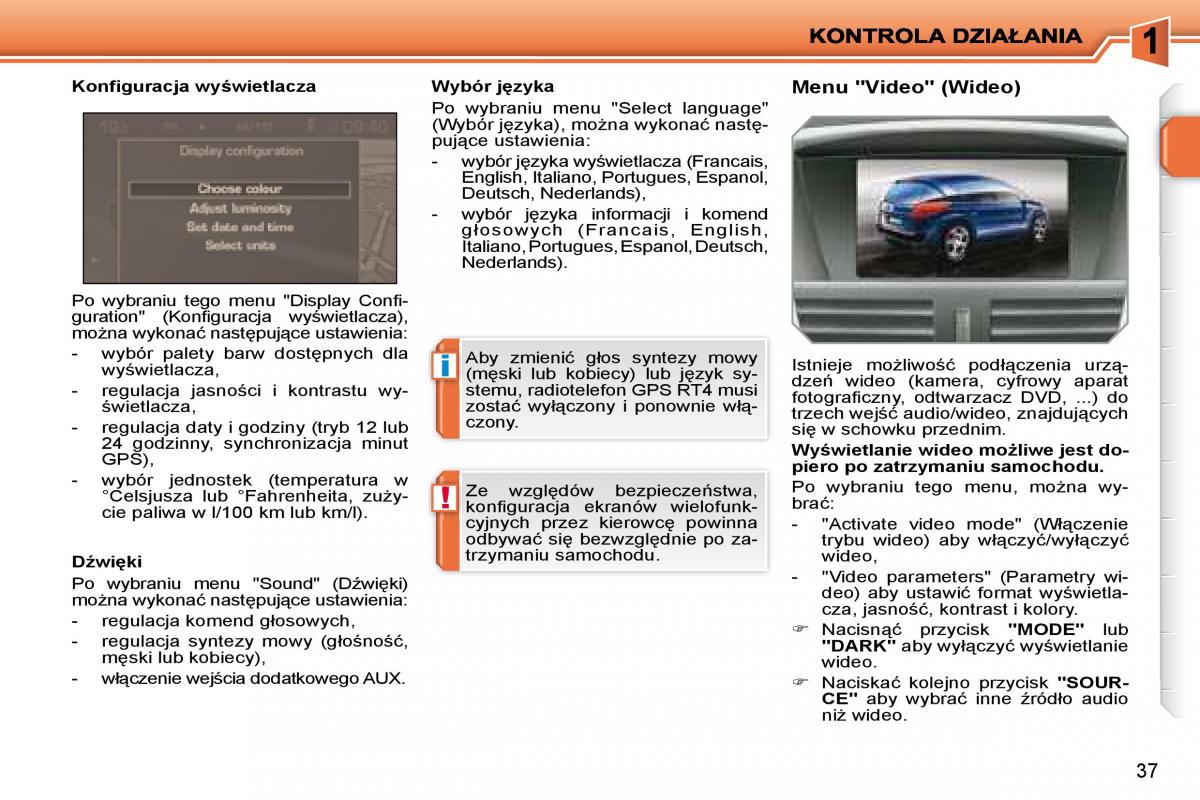 manual  Peugeot 207 instrukcja / page 34