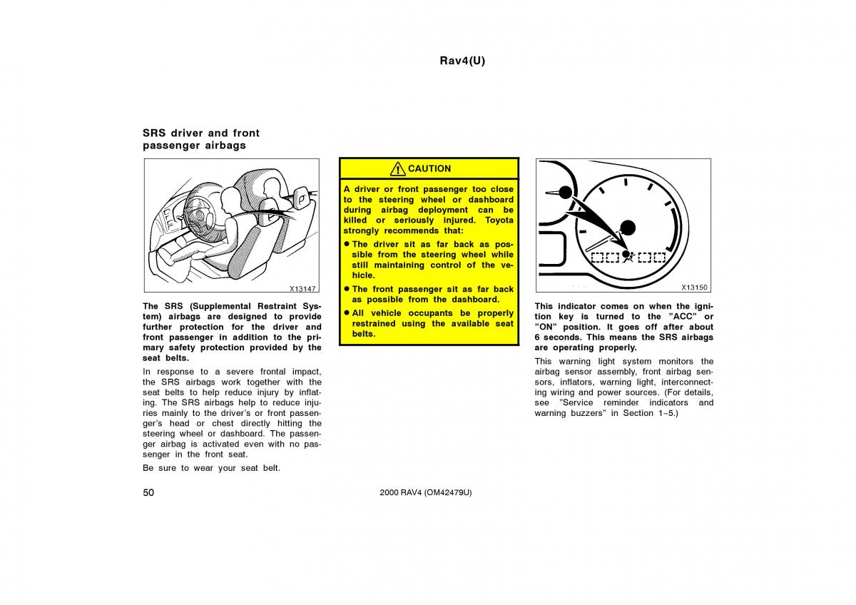 Toyota Rav4 II 2 owners manual / page 58