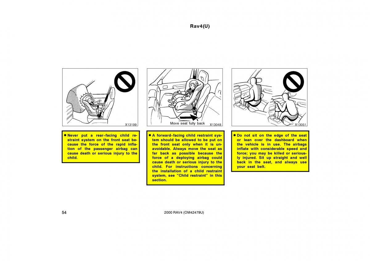 Toyota Rav4 II 2 owners manual / page 62