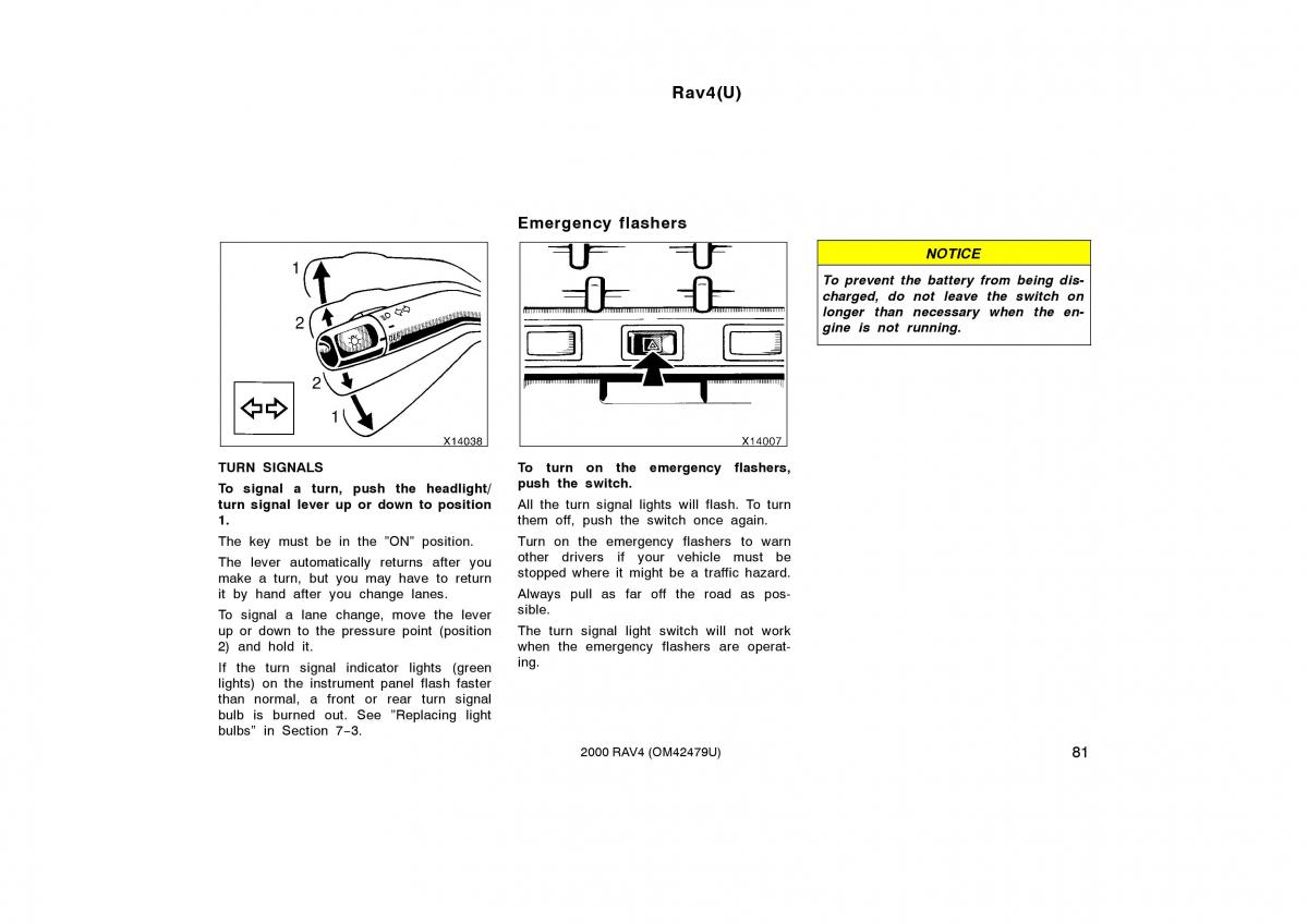 Toyota Rav4 II 2 owners manual / page 89