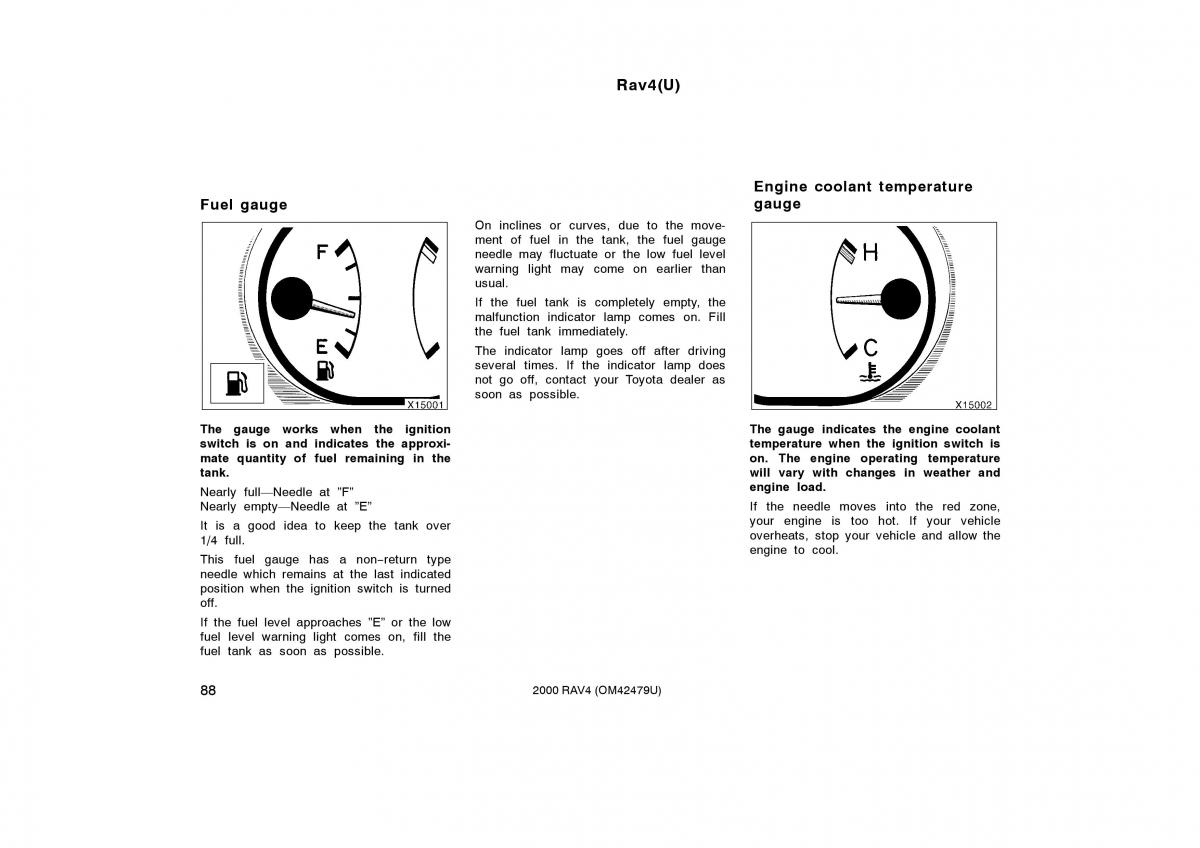 Toyota Rav4 II 2 owners manual / page 96