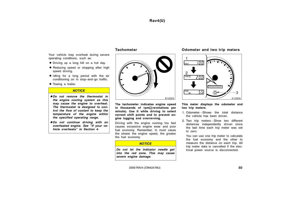 Toyota Rav4 II 2 owners manual / page 97