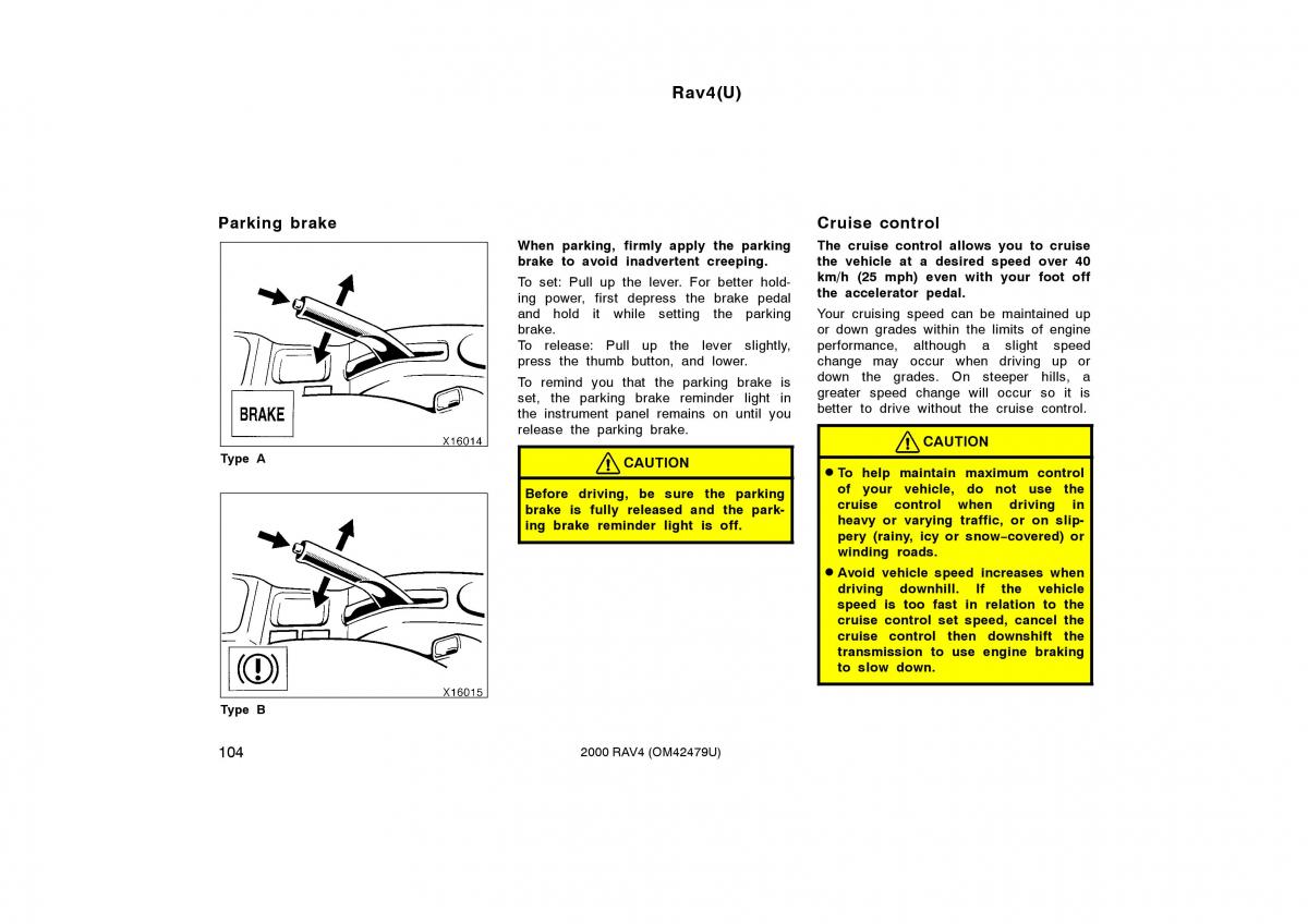 Toyota Rav4 II 2 owners manual / page 112