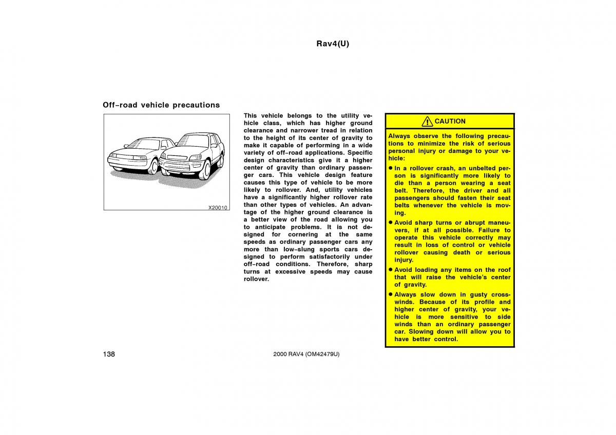 Toyota Rav4 II 2 owners manual / page 146