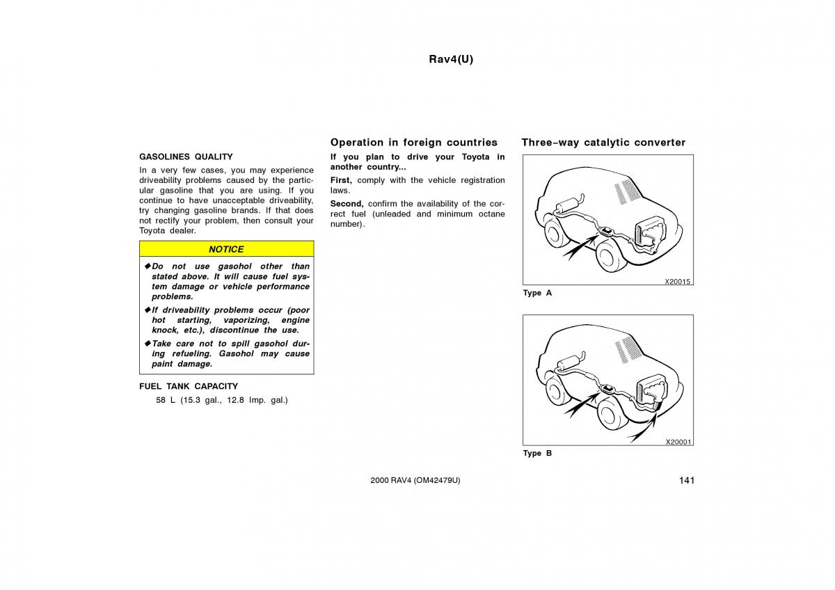 Toyota Rav4 II 2 owners manual / page 149