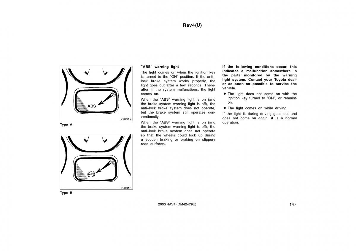 Toyota Rav4 II 2 owners manual / page 155