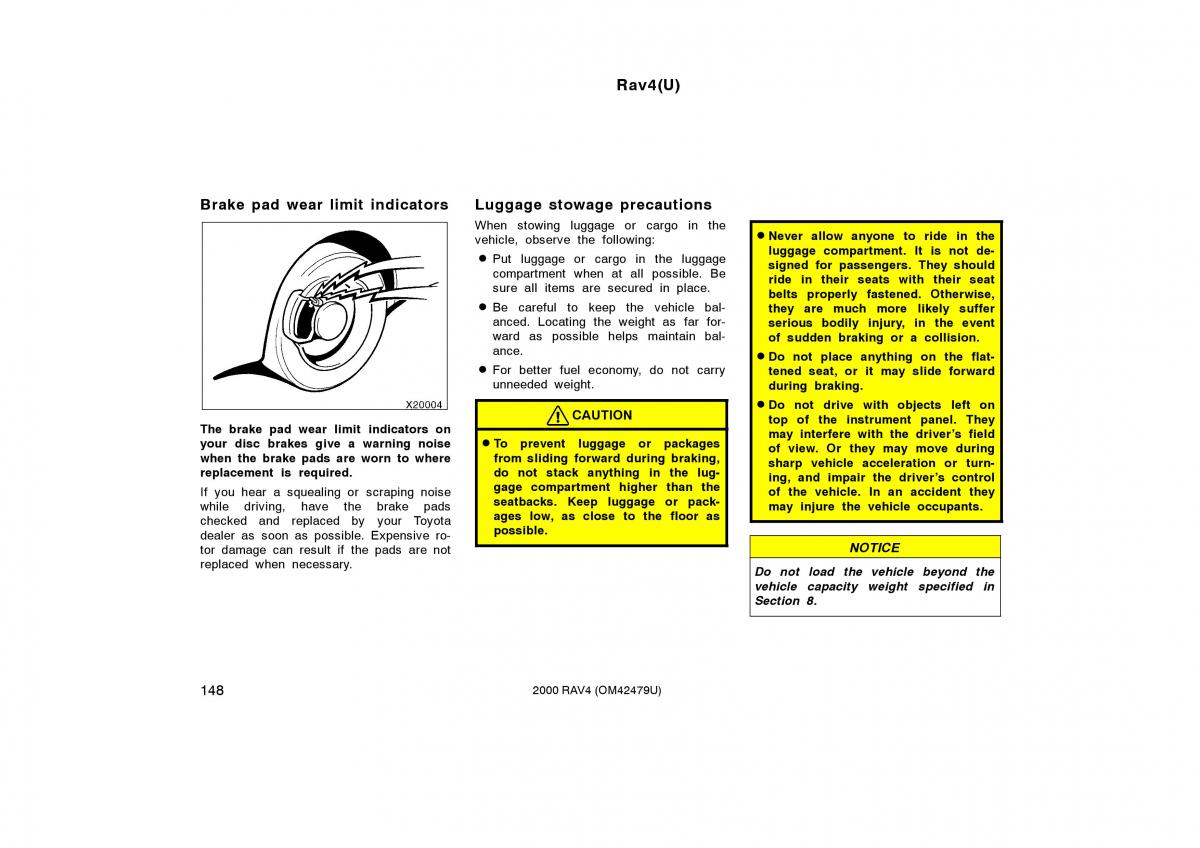 Toyota Rav4 II 2 owners manual / page 156