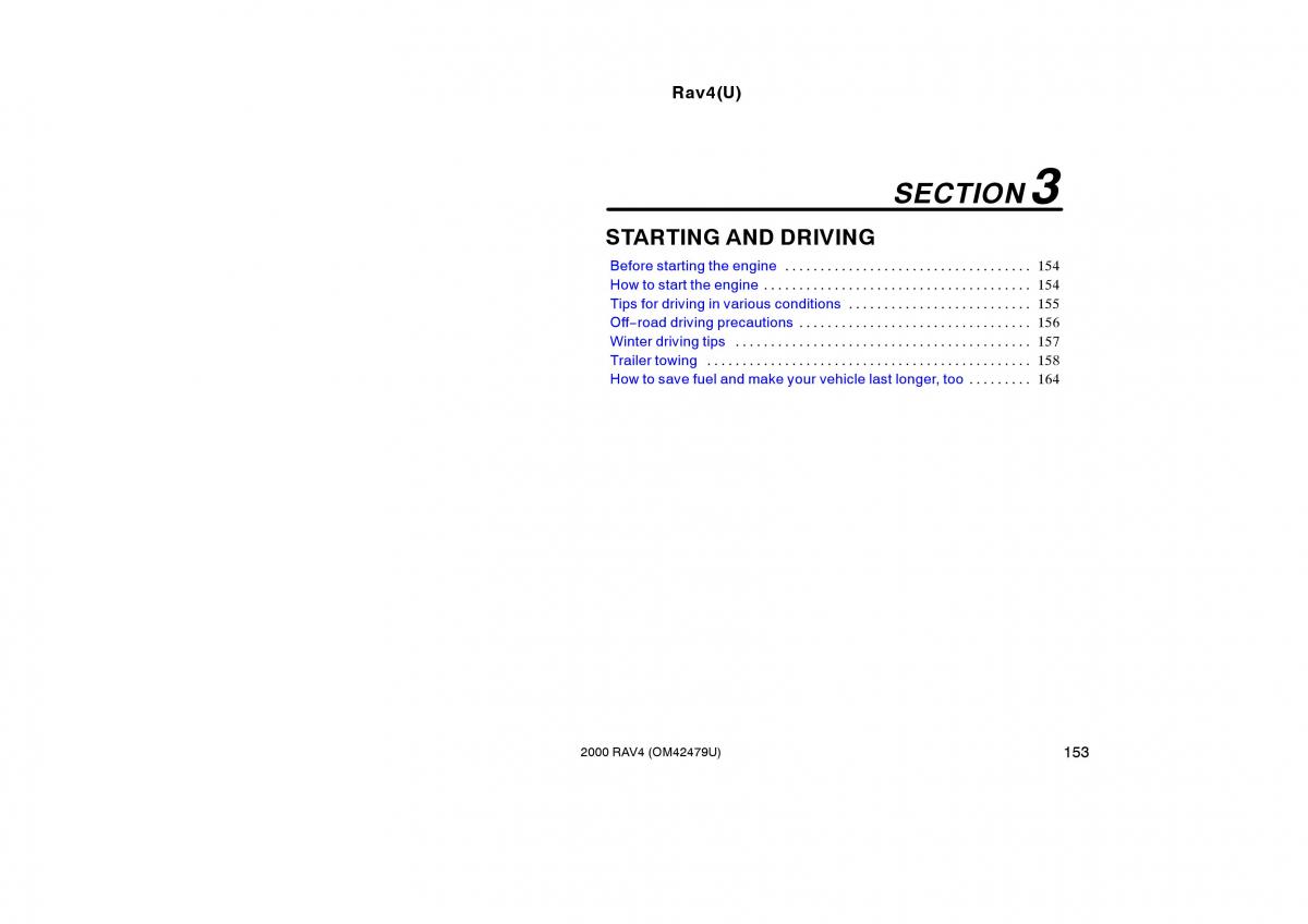 Toyota Rav4 II 2 owners manual / page 161