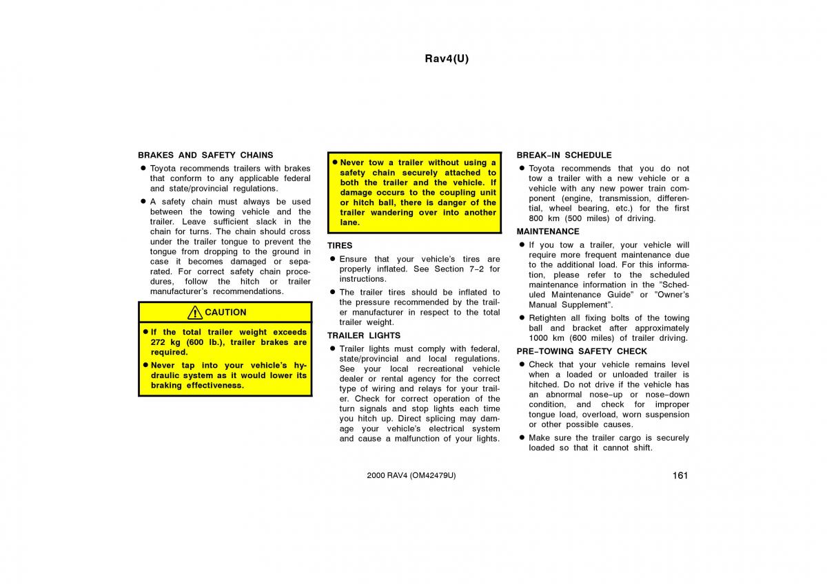 Toyota Rav4 II 2 owners manual / page 169