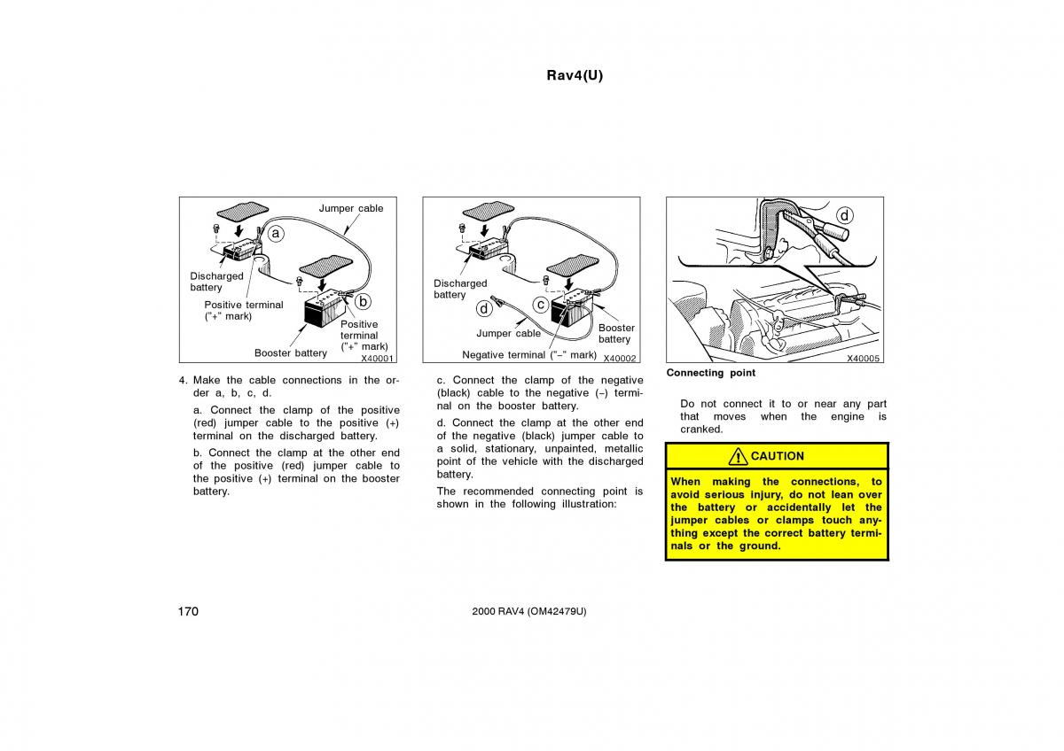 Toyota Rav4 II 2 owners manual / page 178