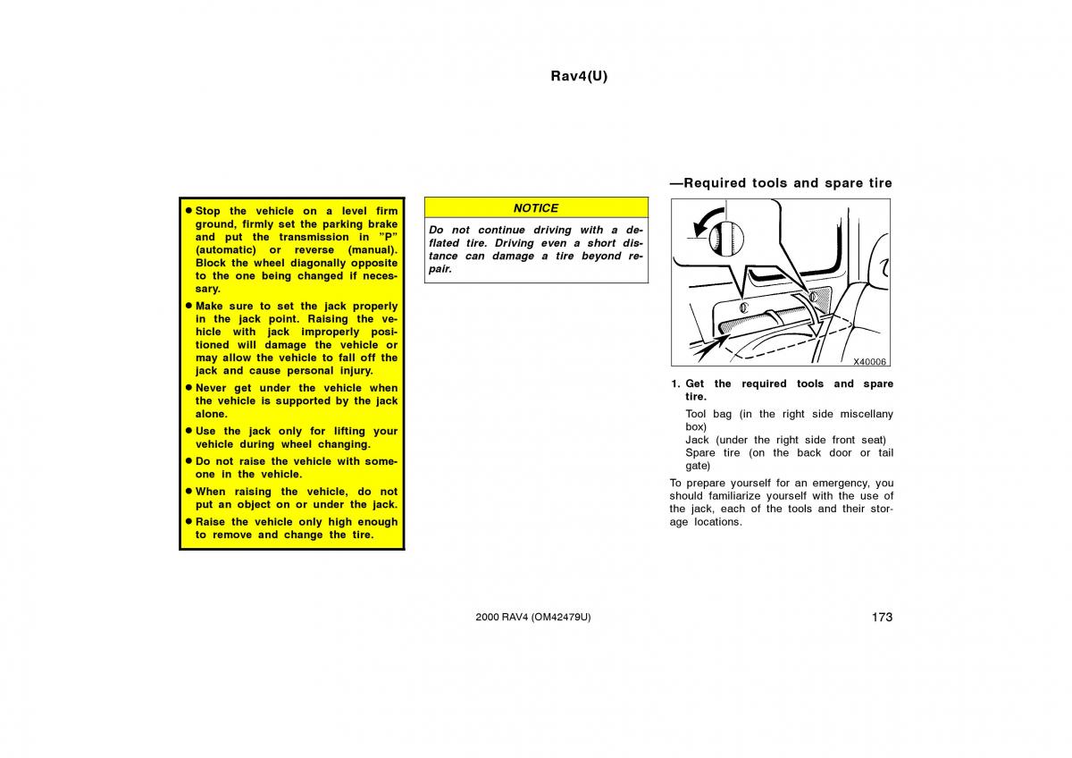 Toyota Rav4 II 2 owners manual / page 181