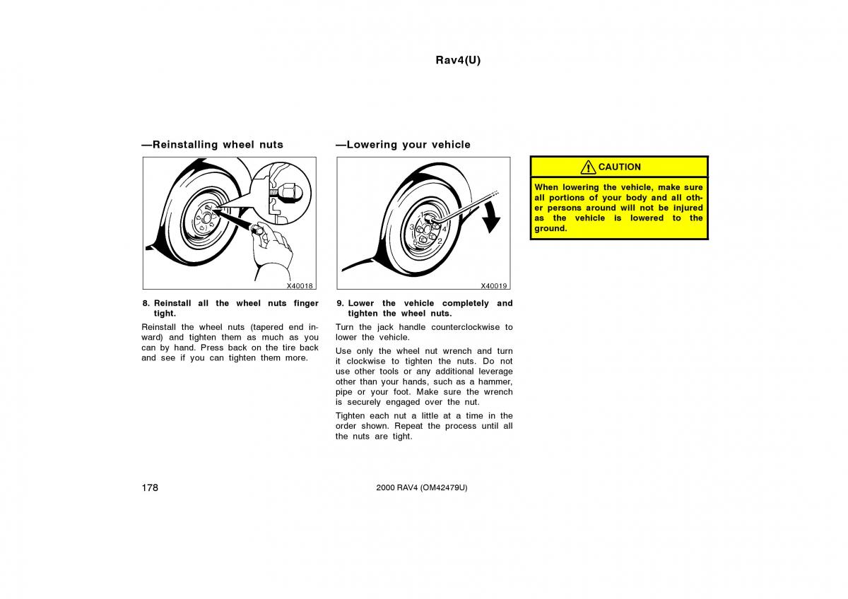 Toyota Rav4 II 2 owners manual / page 186