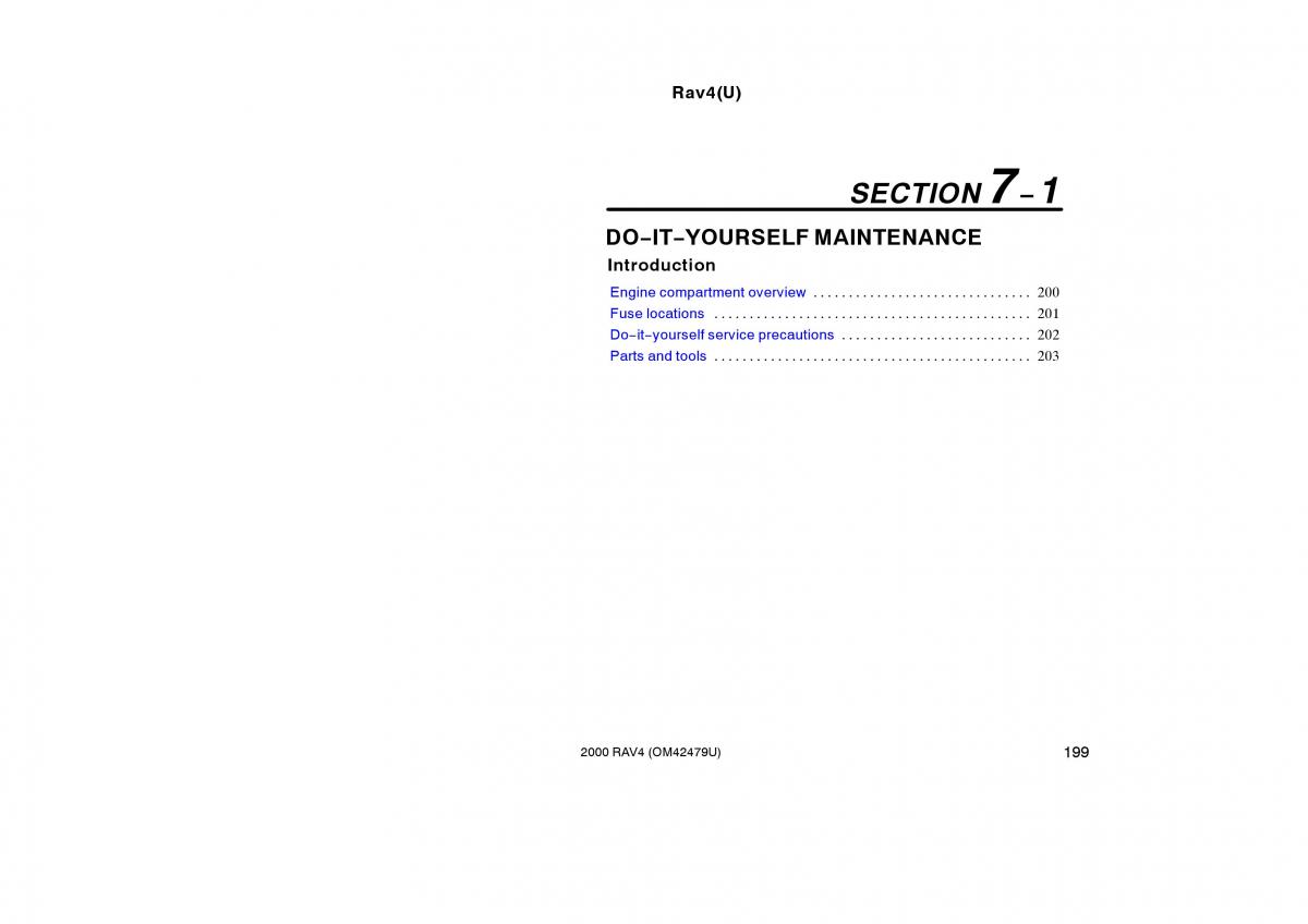 Toyota Rav4 II 2 owners manual / page 207