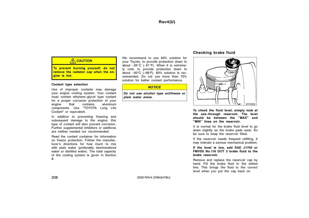 Toyota Rav4 II 2 owners manual / page 216